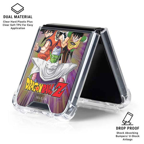 Dragon Ball Z Saiyan Saga Galaxy Z Flip6 Clear Case